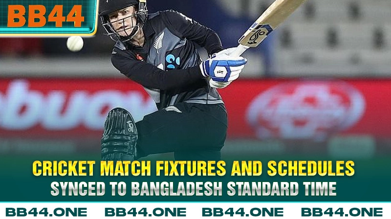 Cricket match fixtures and schedules synced to Bangladesh Standard Time