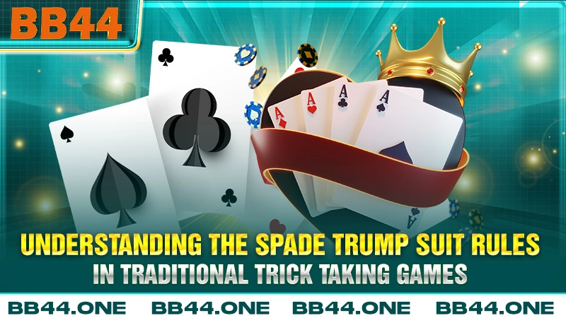 Understanding the Spade trump suit rules in traditional trick taking games
