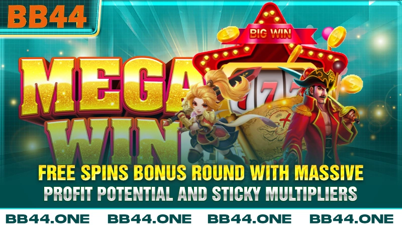 Super Elements free spins bonus round with massive profit potential on BB44