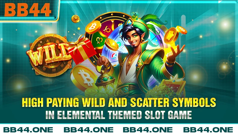High paying Wild and Scatter symbols in Super Elements JILI slot game
